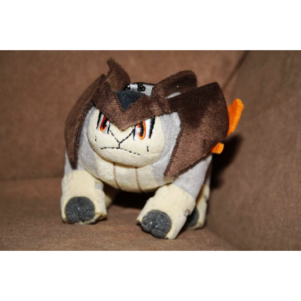 Officiële Pokemon knuffel Terrakion 11cm (breedt) banpresto my pokemon collection